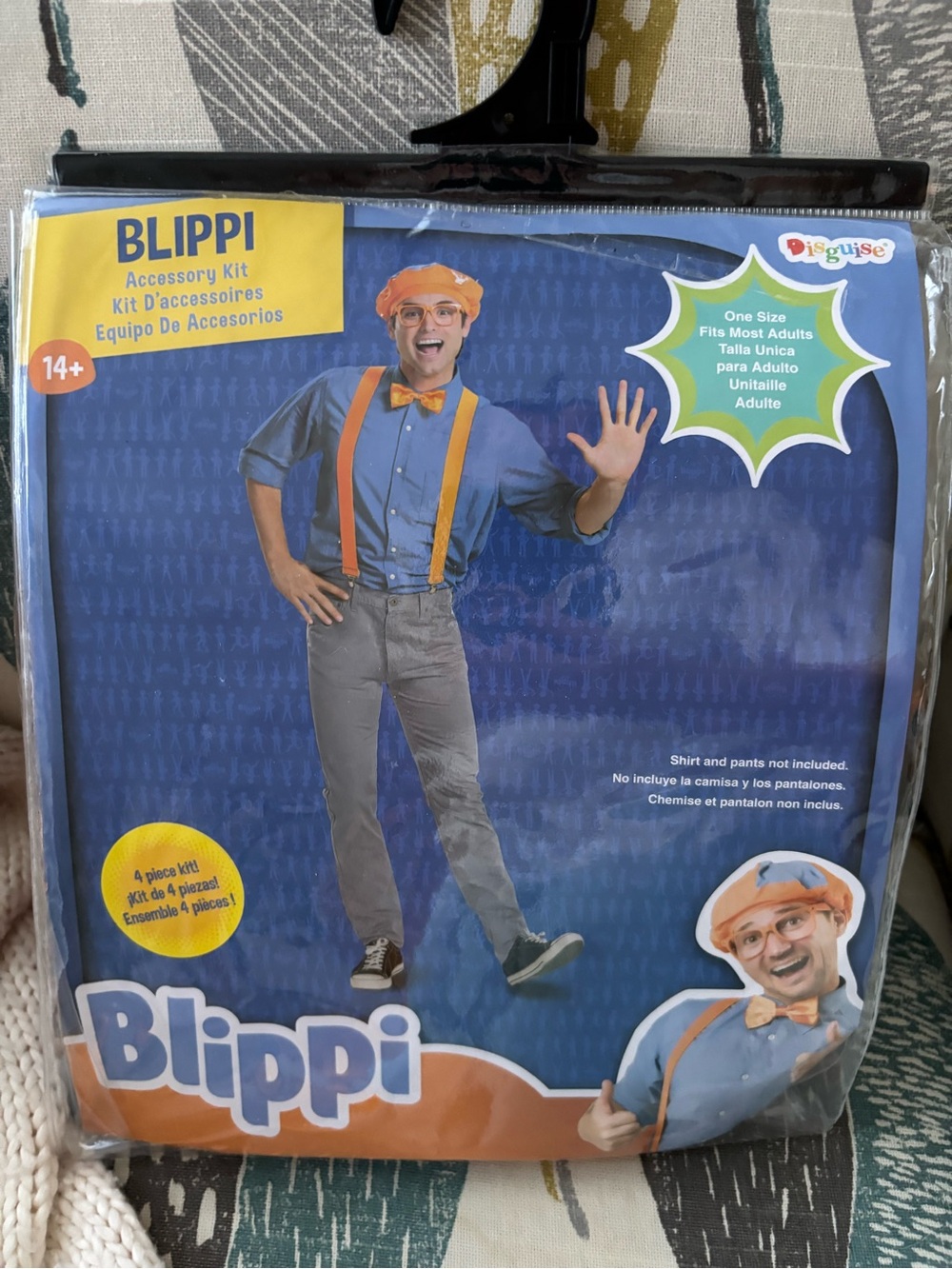 Blippi adult accessory halloween costume